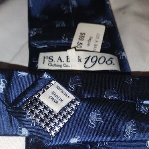 Men's Navy Silk Tie
